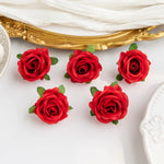 fleurs artificielles roses soie feuilles vertes décoration mariage fête intérieur