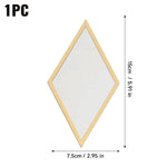 miroirs 3d adhésifs diamants géométriques moderne abstraits noir doré salon chambre