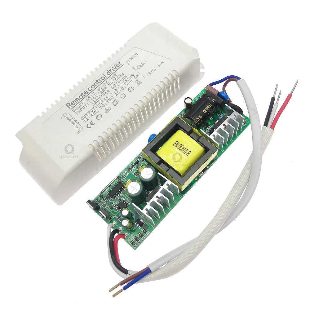 contrôleur led 24v 2.4g remote 110v 220v transformateur éclairage moderne 150w 2ans garantie