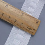 anneaux rideau blanc tissu plissé accessoires voies enfilade 30m fixations utilitaires textiles fonctionnels
