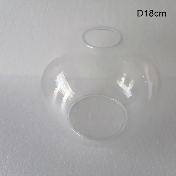 suspension boule verre moderne transparent ambre gris cognac diverse tailles