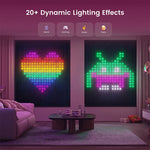 guirlandes led modulables multicolores pixel art motifs variés app contrôlables waterproof ip65
