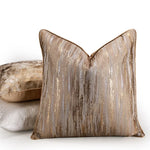 housse coussin doré contemporain polyester carré 50x50 45x45 30x50cm sofa décoration chambre voiture