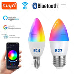 ampoule led multicolore effet arc ciel base e14 e27 moderne blanc rouge vert bleu