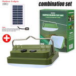 lampe camping rechargeable vert olive modes éclairage portable étanche crochetarrière led moderne