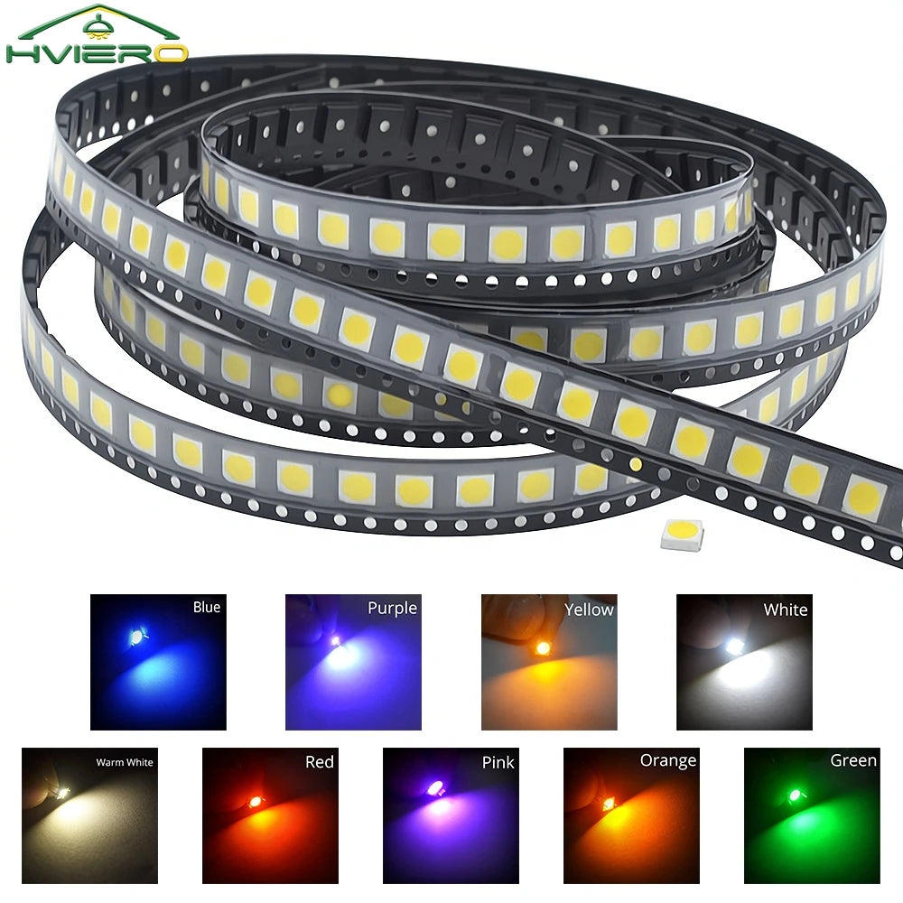 bande led carrée couleurs rgb blanc rouge violet jaune moderne diy connecteurs électriques