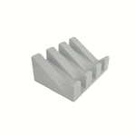 support savon silicone violet gris moderne egouttoir incline blanc vert bleu rose