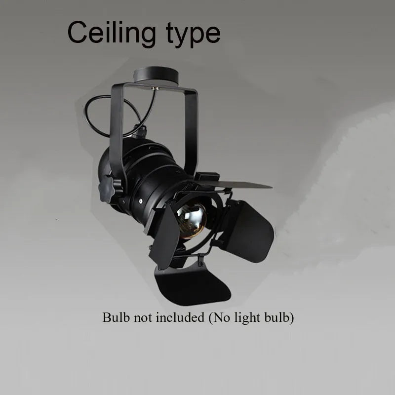 spot lumineux led noir moderne structure métallique fixations barres rigides éclairage accent
