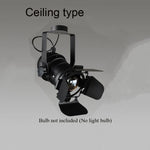 spot lumineux led noir moderne structure métallique fixations barres rigides éclairage accent