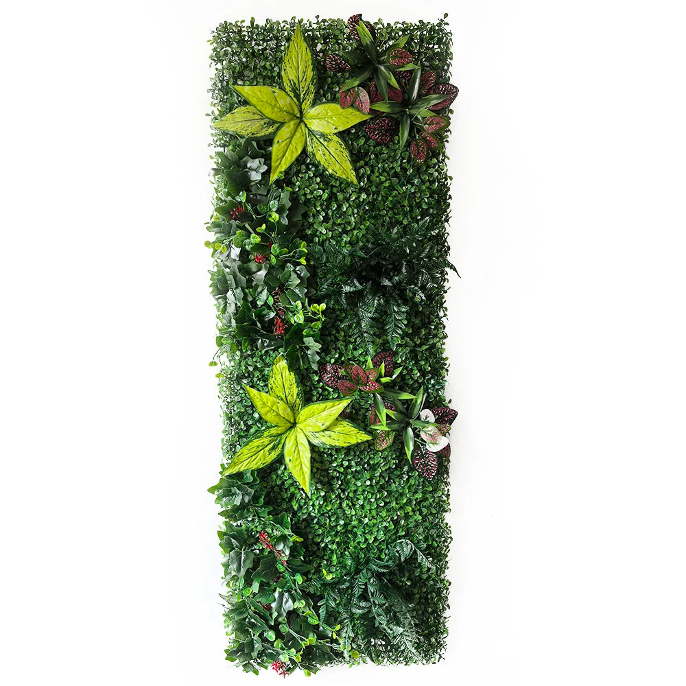 mur végétal artificiel feuillage dense plante décorative jardin extérieur intérieur décoration murale moderne vert