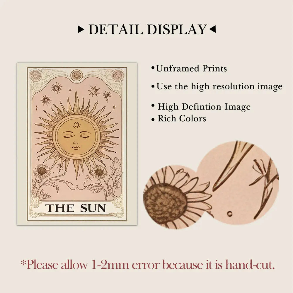 affiche astronomique vintage posters illustratives noir beige doré solaire stellaire opaques