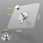 porte savon adhésif transparent moderne minimaliste fixations adhésives vis fixation auto collant PVC