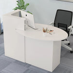 petit d'appoint moderne bois blanc salon travail compact