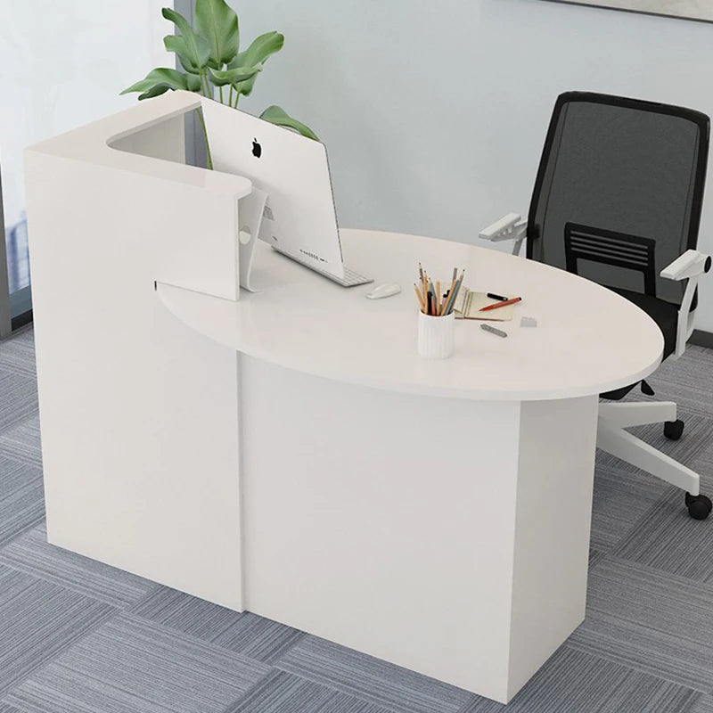 petit d'appoint moderne bois blanc salon travail compact