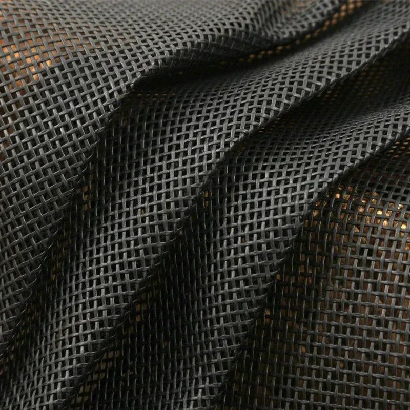 tissu mesh pvc résistant abrasion noir largeur 150cm moderne tissu toile imperméable séchage rapide