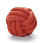 coussin rond pelucheux moderne couleur bleu marine lavable 28cm 28cm
