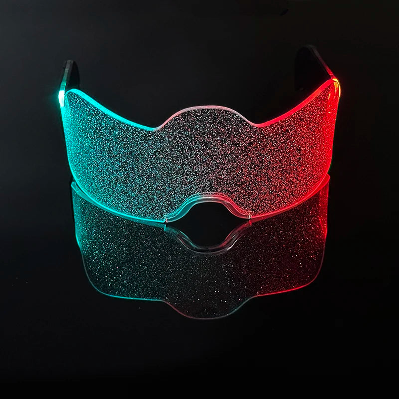 masques lumineux pailletés couleurs vert rose jaune bleu occasion fête anniversaire mariage