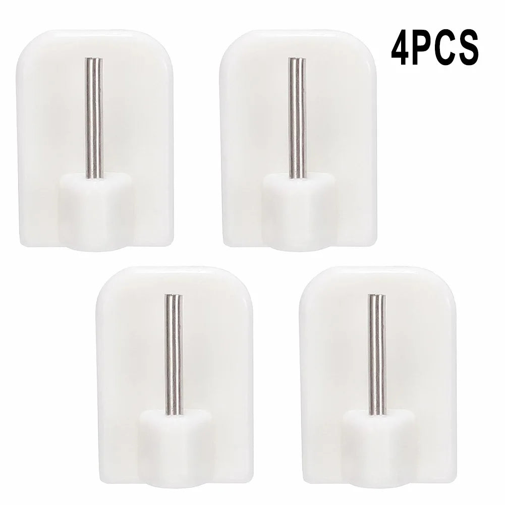 porte serviettes adhésifs blancs acier inoxydable modernes usage multiple cuisine salle bain minimaliste
