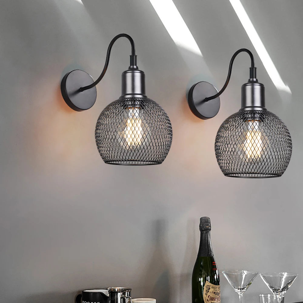 Lampe de lecture industrielle murale