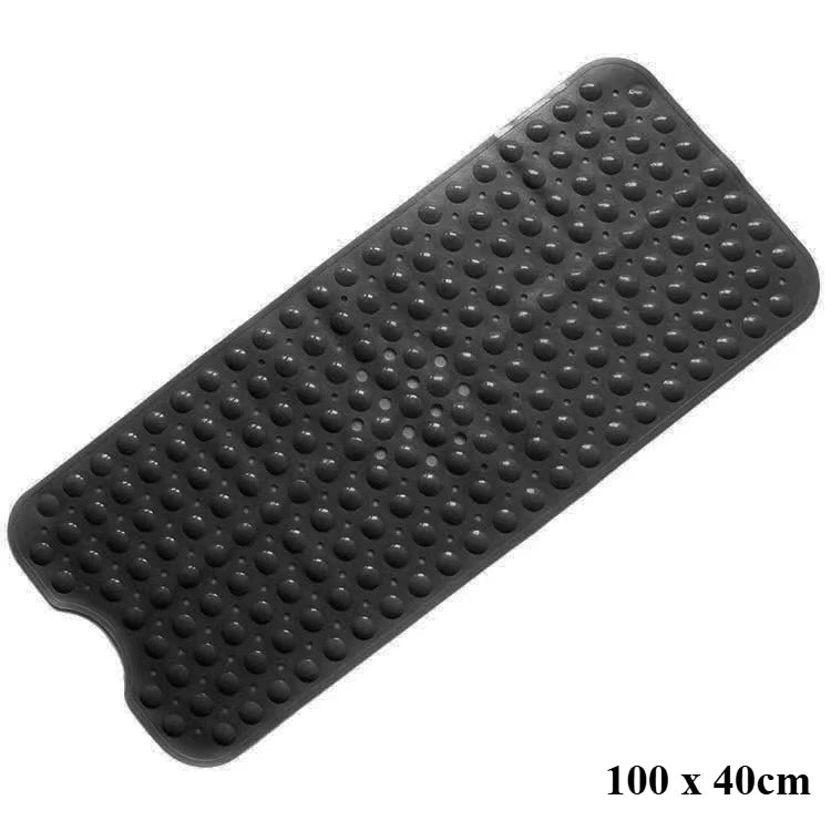 tapis douche gris bleu clair perforé anti dérapant drainage rapide moderne suction 70x38cm 53x53cm