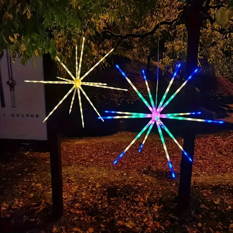 décoration lumineuse étoile RGB télécommande ambiancé moderne festifintérieur extérieur LED multicolore violet blanc