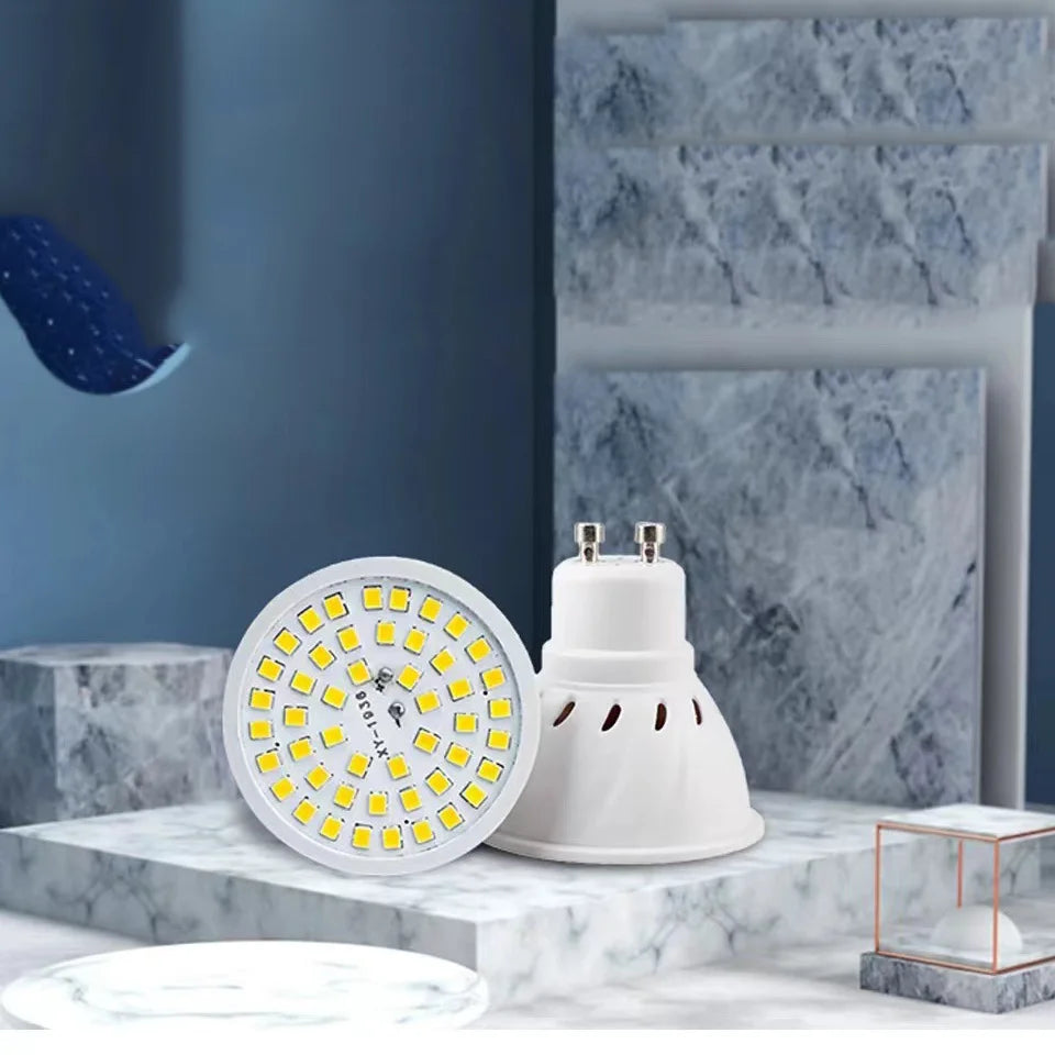 ampoule led gu10 blanc chaud 2700k 50000h modernes 6w 9w 12w opaques tringle led