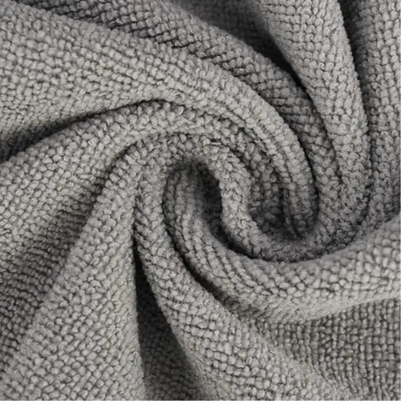 serviettes nettoyage microfibre gris clair pack 50 pièces pratique absorbant texture rugueuse cuisine garage