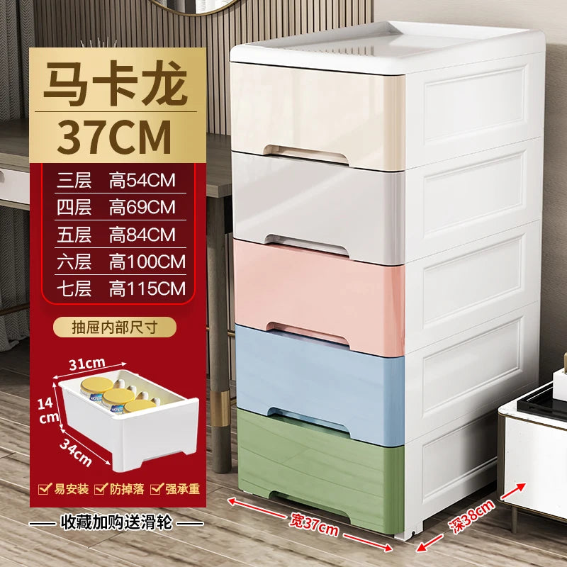 meuble tiroirs blanc moderne salle bain rangement étagères plastique minimaliste multifonctionnel organisateur