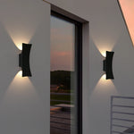 applique murale led blanc noir contemporaine ip65 2492000lm adhésif dual up down