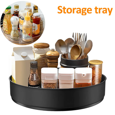 Plateau tournant cuisine acier inoxydable organisateur épices