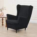 housses fauteuil gris rayures adhésives protection moderne réutilisable anti poussière fauteuil chaise mariage banquet