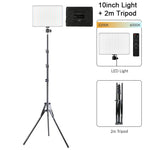 lampe led studio photo noir moderne réglable télécommande lcd