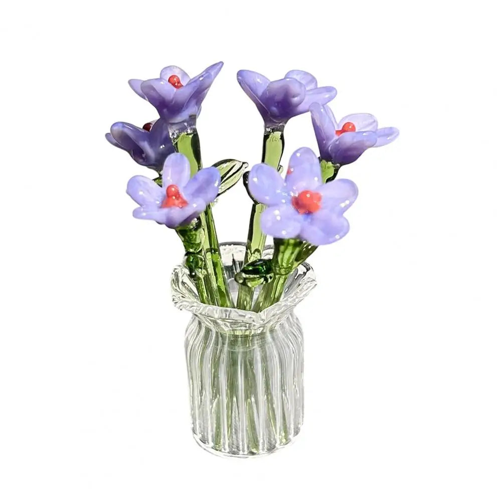 bouquet fleurs artificiel rose vert violet blanc rouge minimaliste maison