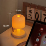 lampe table moderne rechargeable led orange beige interrupteur tactile chambre décoration maison