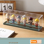 boîte rangement transparente réutilisable moderne organisateur jouets figurines divers cartoon capacité importante anti poussière