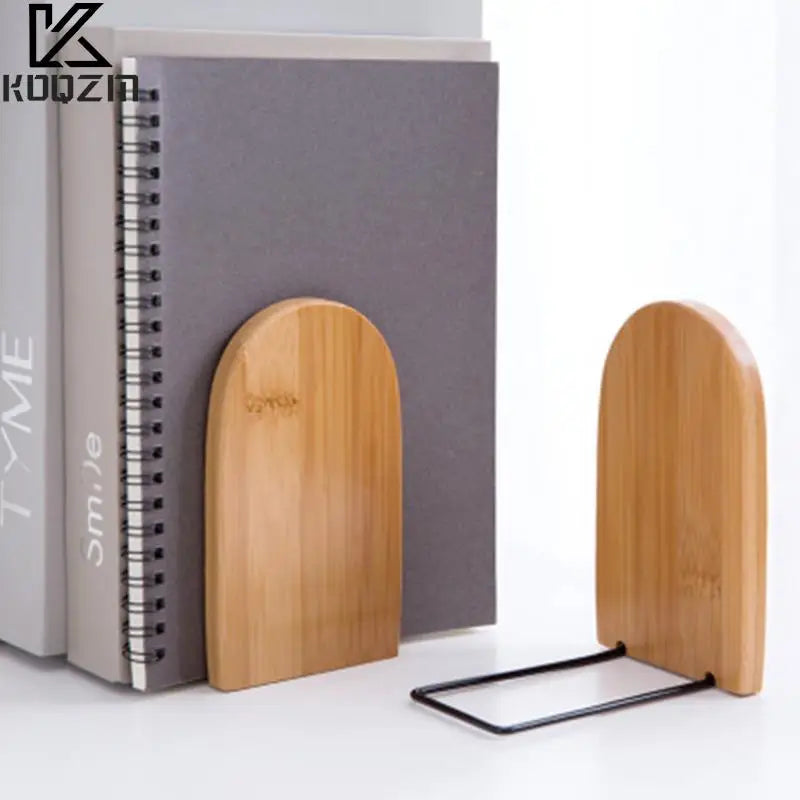 support livres bois naturel grain moderne élément métallique noir zen minimaliste grande petite