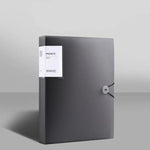 classeur pochettes porte documents plastique poignée étiquette dossiers a4