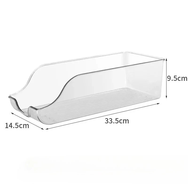 organisateur canettes transparent clips moderne réfrigérateur cuisine rangement auto déroulement