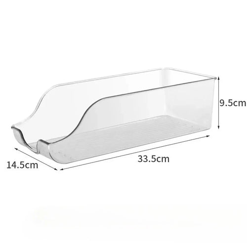 organisateur canettes transparent clips moderne réfrigérateur cuisine rangement auto déroulement