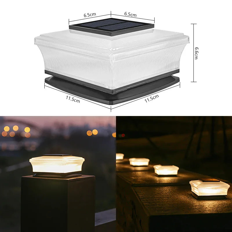 lampe solaire extérieure led blanc noir ip65 moderne minimaliste sans fil texture rugueuse panneau