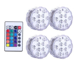 lampe led submersible transparente moderne points lumineux piscine decoration noel mariage