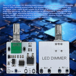 module variateur led réglage luminosité potentiomètre rotatif bouton poussoir industriel électronique fixations connecteurs vis