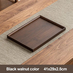 plateau bambou noir noyer grain bois moderne dimensions variées cuisine