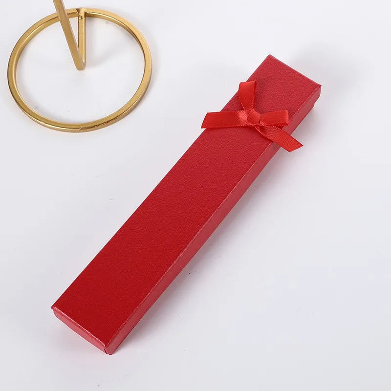 boîtes bijoux carton 10 pièces rayures horizontales ruban classique occasions fêtes anniversaires