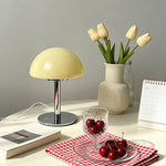lampe table moderne blanc jaune orange vert opacité base plate prise usb cable alimentation