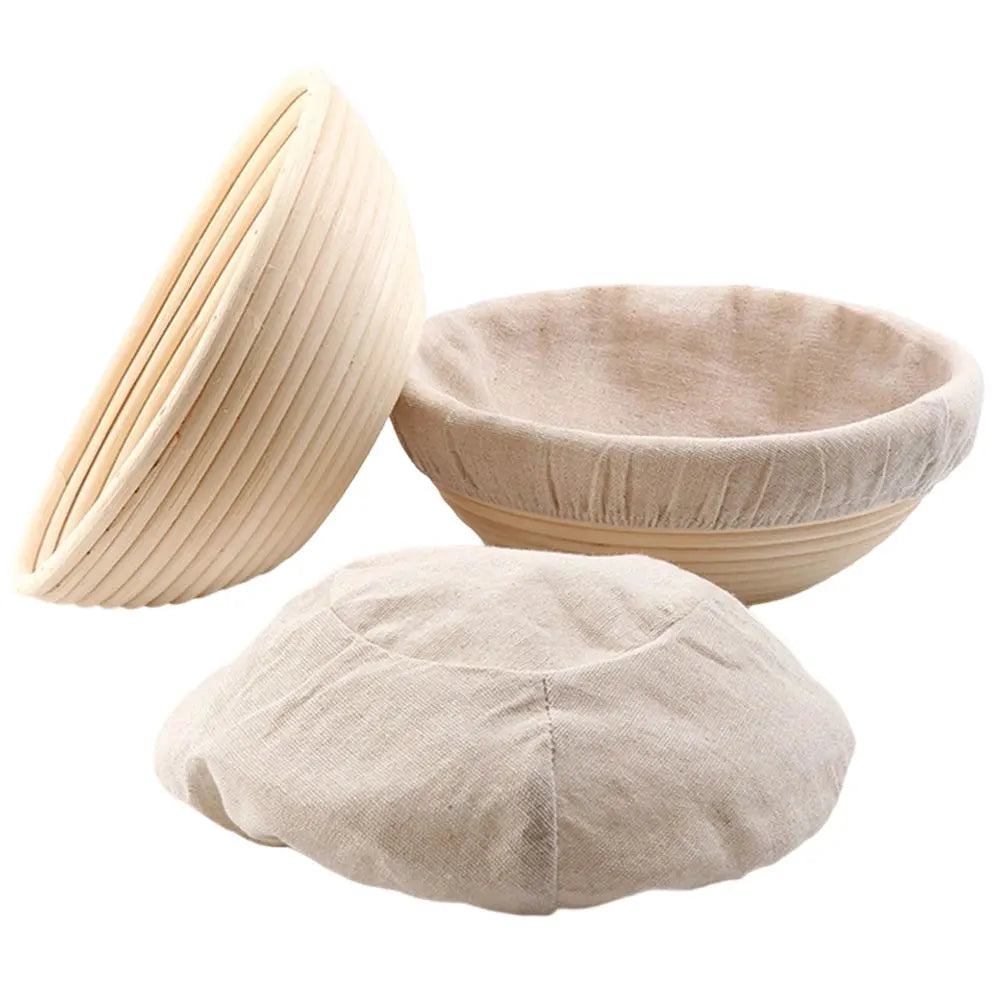 couvre panier pain tissu lin rustique réutilisable fermentation pâtisserie cuisineoutil