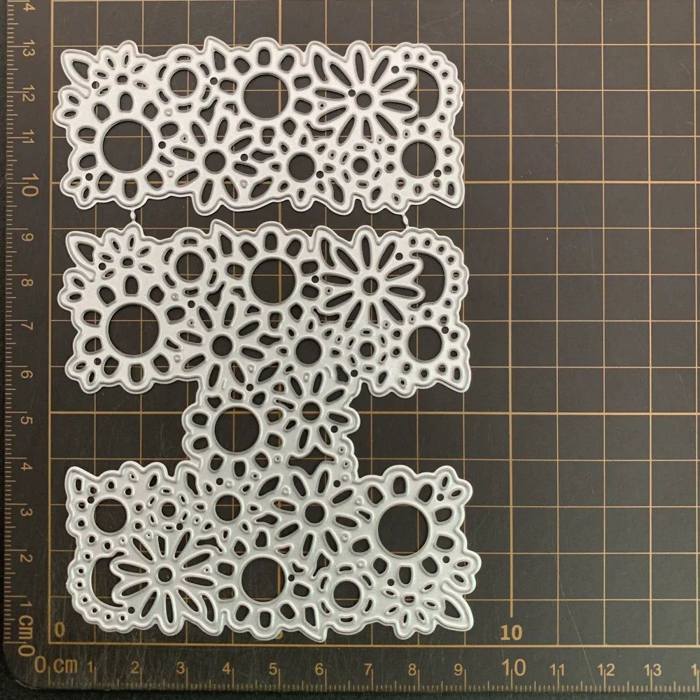 ciseaux découpe blancs motifs floraux géométriques artisanal papier cartonné bricolage scrapbooking
