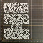 ciseaux découpe blancs motifs floraux géométriques artisanal papier cartonné bricolage scrapbooking