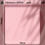 tapis yoga 200x90cm noir violet rose vert rayures antislip épais 10mm débutant moderne confortable