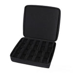 boîte rangement montres portable oxford eva noir mousse texturée moderne 31.5x33x7